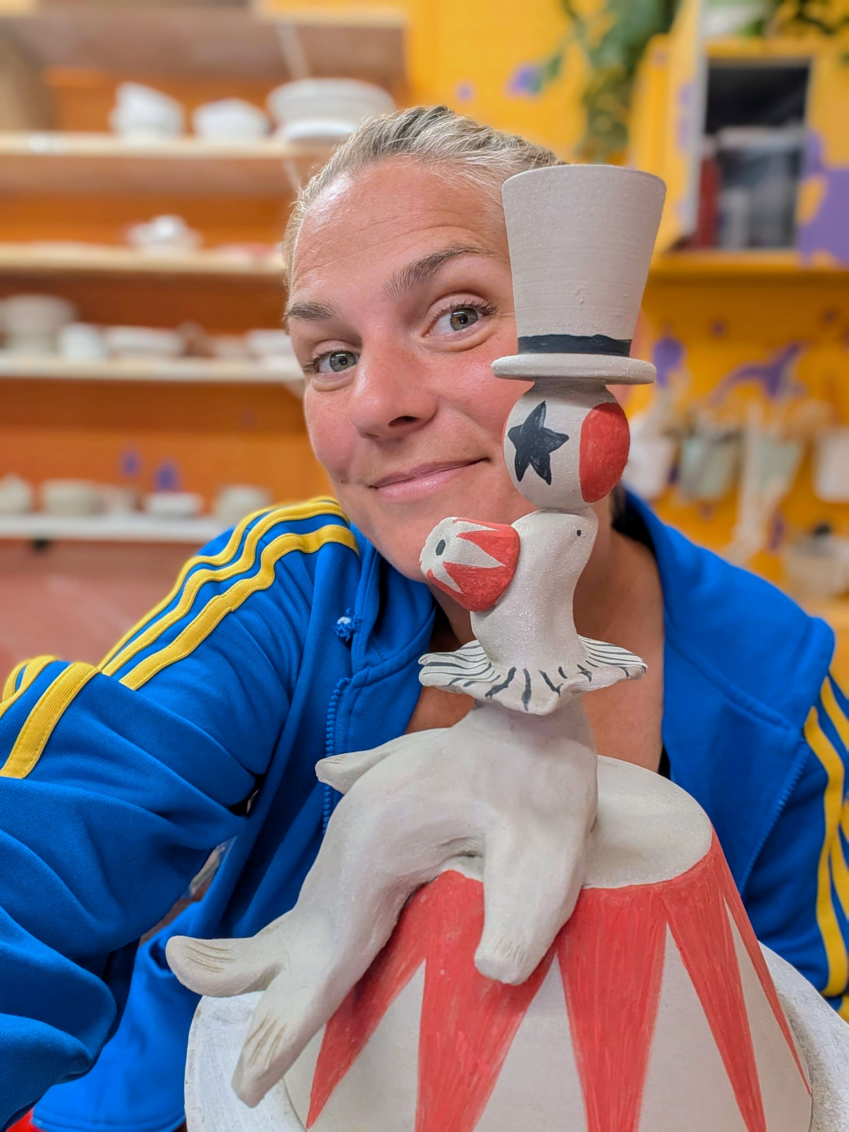 Amanda Hav, master potter and founder of Ceramic Love Pottery in Kent
